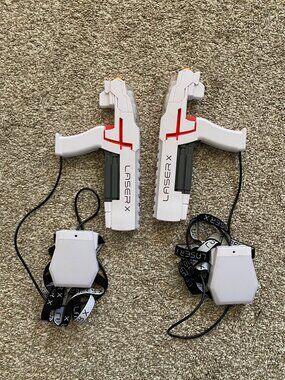 Laser X 2-Player Laser Tag Set Chest Receivers & Blasters System